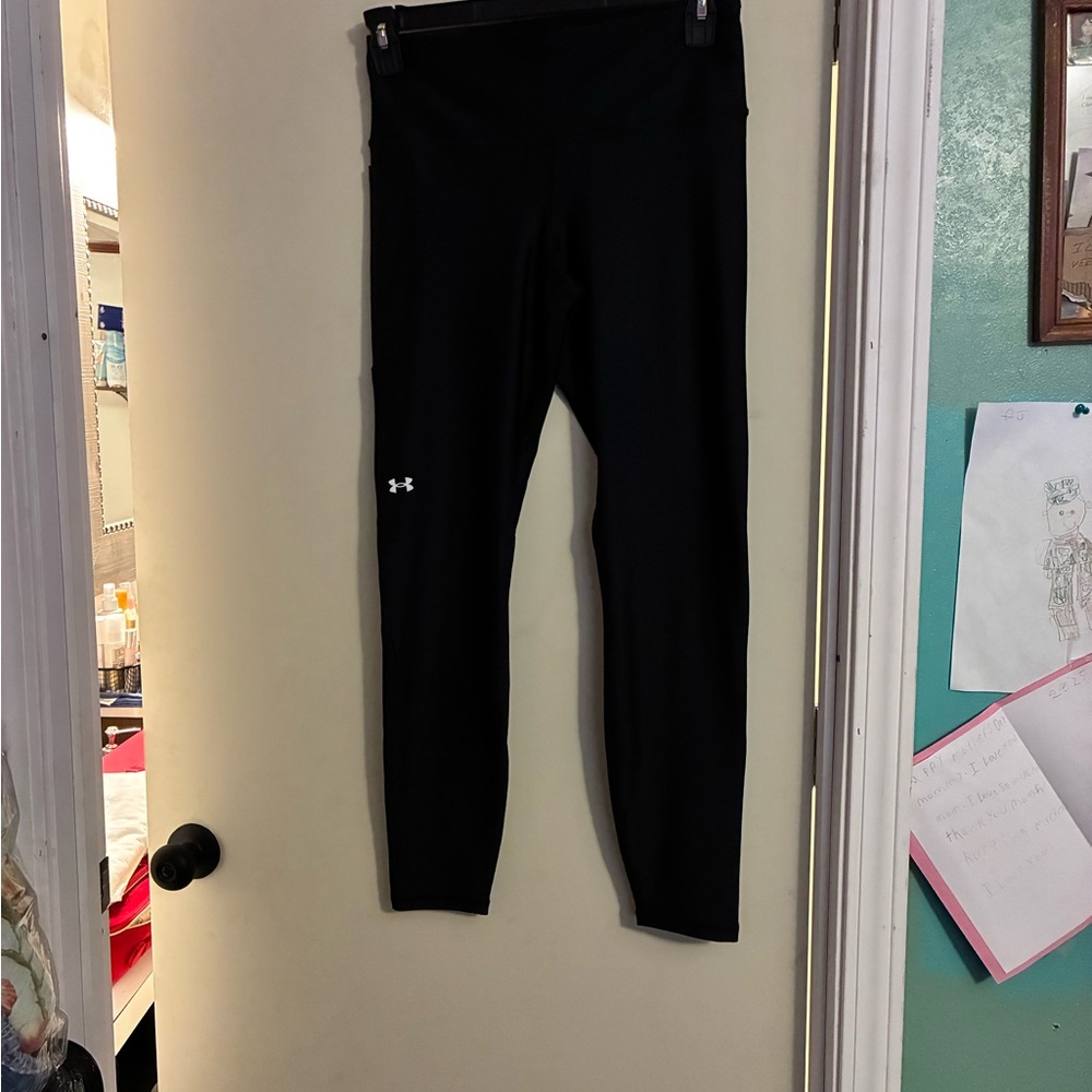 Under Armour Women's Tech Hi Rise Leggings Drop in Pocket 🆕 - Picture 10 of 12